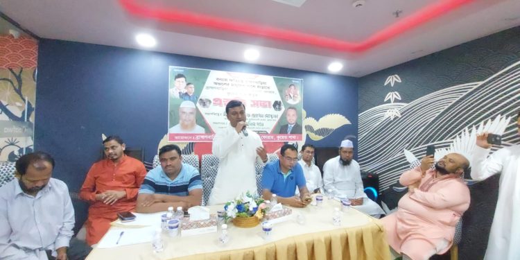 বন্যায় ক্ষতিগ্রস্তদের সাহায্যার্থে ব্রাহ্মণবাড়িয়া জেলা জাতীয়তাবাদী ফোরাম কুয়েতের প্রবাসীদের ত্রান