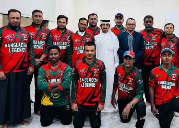 লিজেন্ড ক্রিকেট ক্লাবের জার্সি বিতরণ